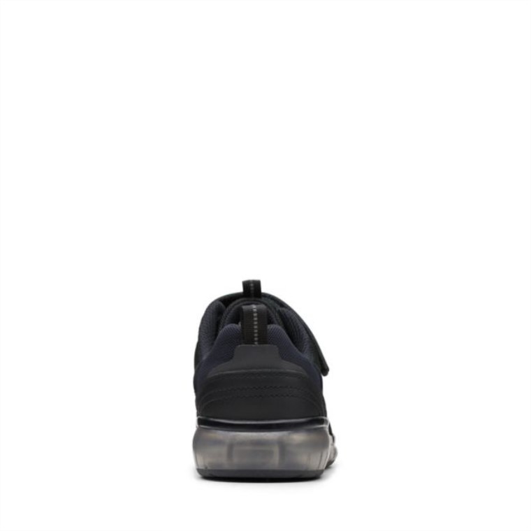 Rayo De Chispa Viejo Cuero Negro Clarks Cuero Negro