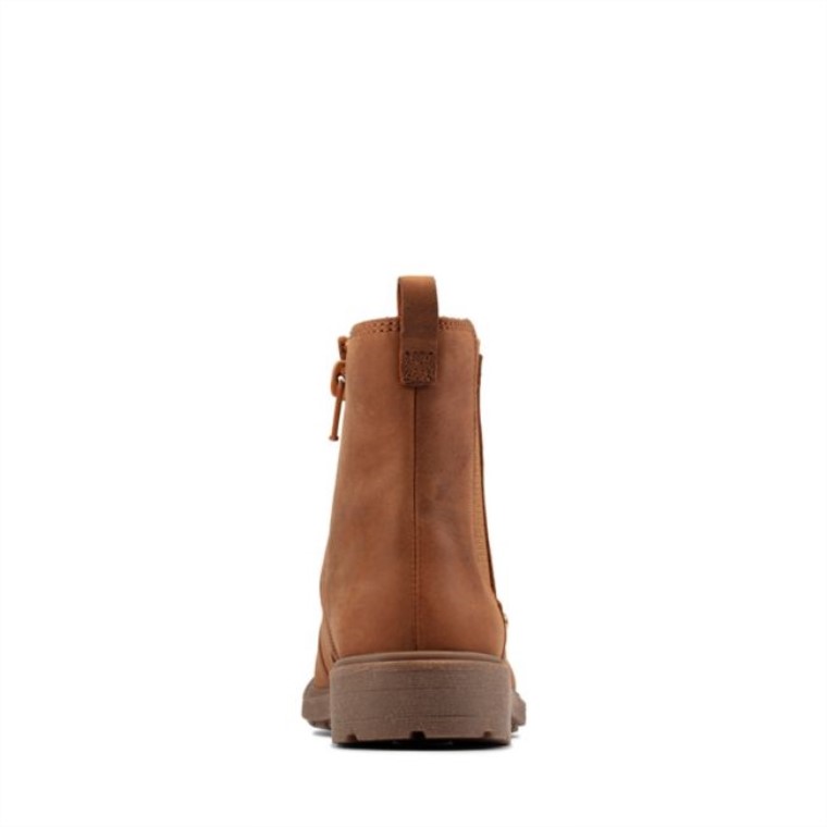 Cuero Marrón Clarks Astrol Ortoddler Cuero Marrón