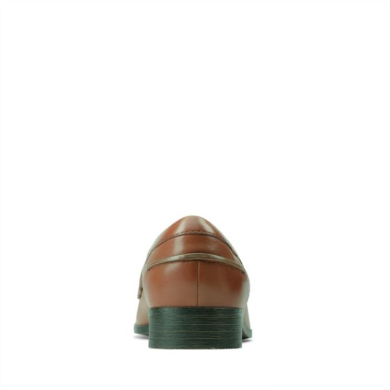 Mocasines Clarks Hamble De Cuero Tostado Cuero Tostado