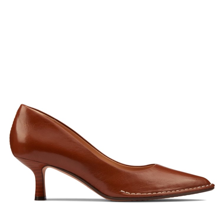 Cuero Tostado Clarks Thorna 55 Corte Cuero Tostado