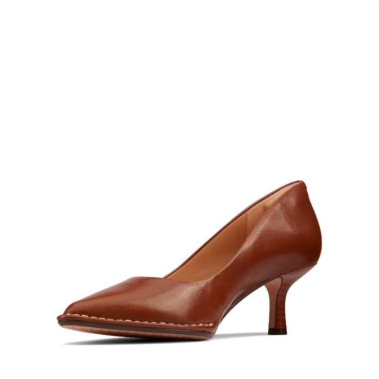 Cuero Tostado Clarks Thorna 55 Corte Cuero Tostado