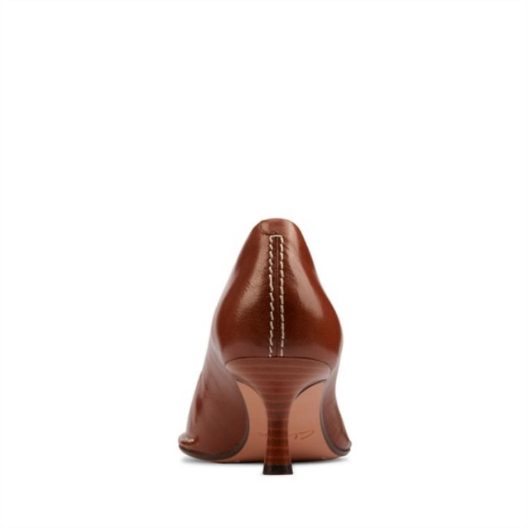 Cuero Tostado Clarks Thorna 55 Corte Cuero Tostado