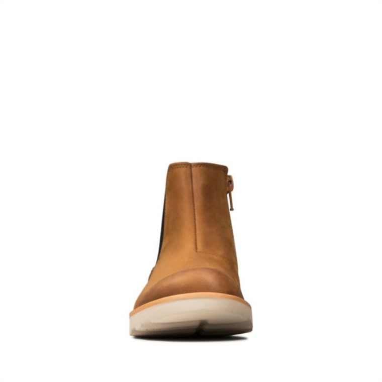 Cuero Marrón Corona Halo Niño Cuero Marrón Clarks