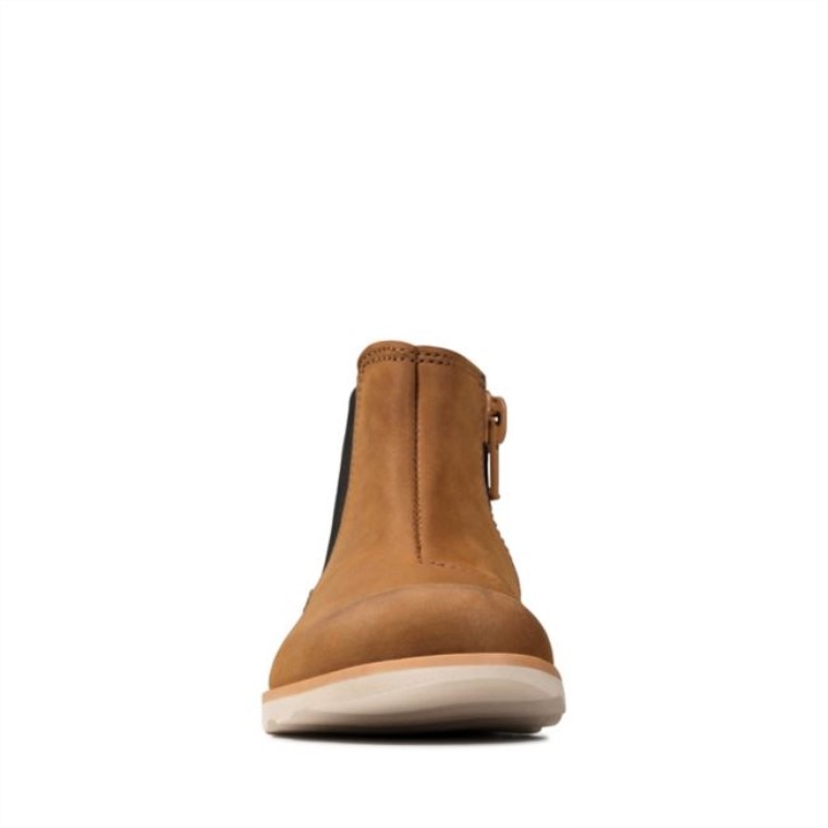 Cuero Marrón Corona Halo Niño Cuero Marrón Clarks