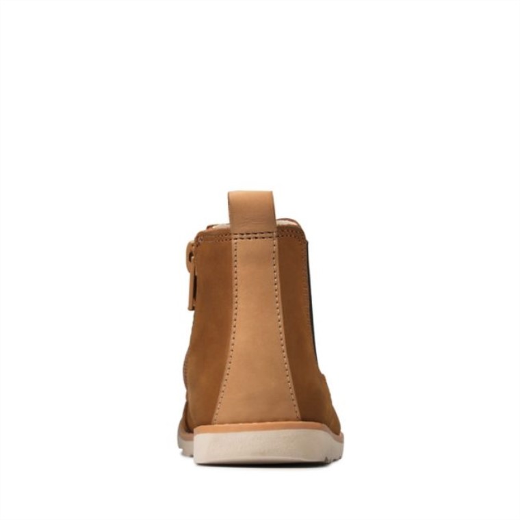 Cuero Marrón Corona Halo Niño Cuero Marrón Clarks