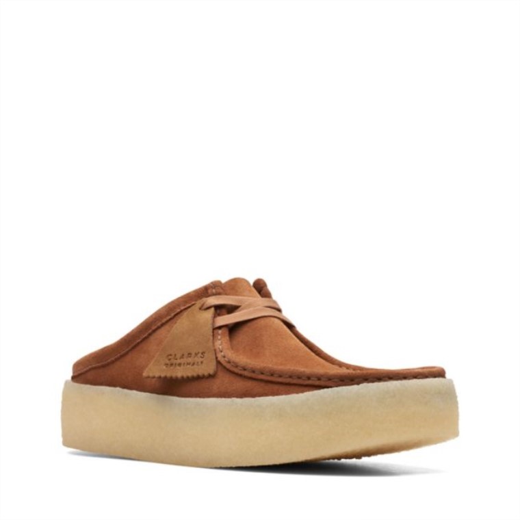 Tan Suede Clarks Wallabee Cup Lo Tan Suede