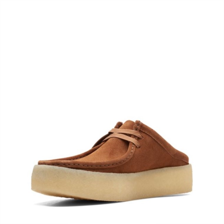 Tan Suede Clarks Wallabee Cup Lo Tan Suede