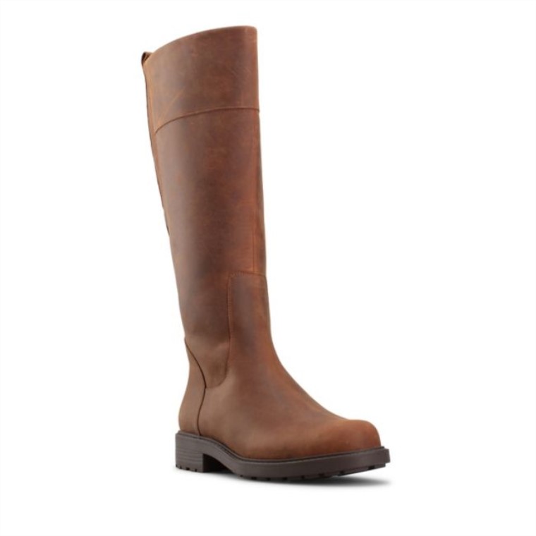 Piel Color Canela Con Forro Interior Clarks Orinoco 2 Hi Piel Color Canela Con Forro Interior