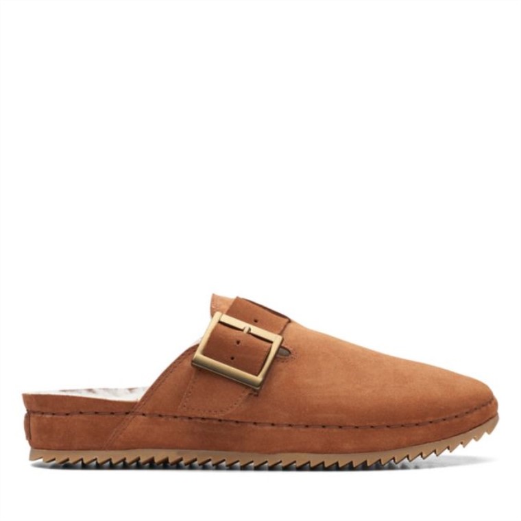Canela Con Forro Sde Clarks Brookleigh Mule Canela Con Forro Sde