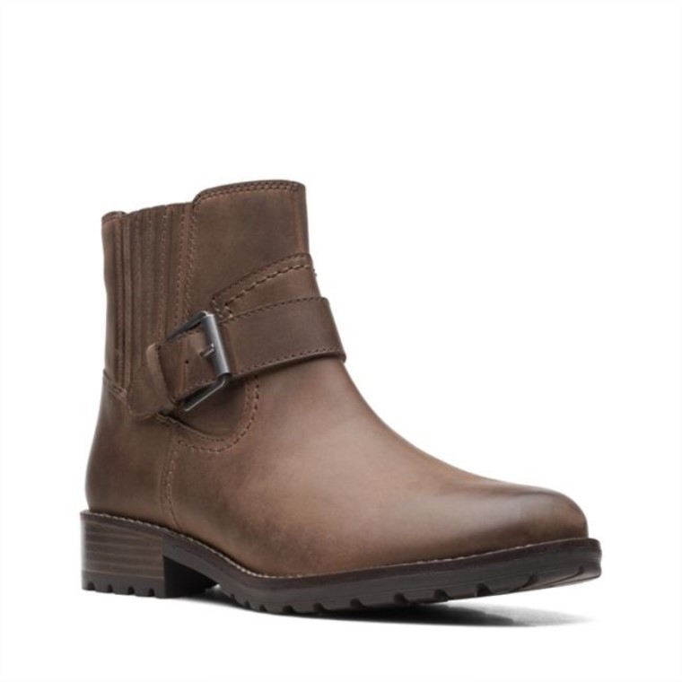 Taupe Nubuck Clarkwellstrap Taupe Nubuck Clarks