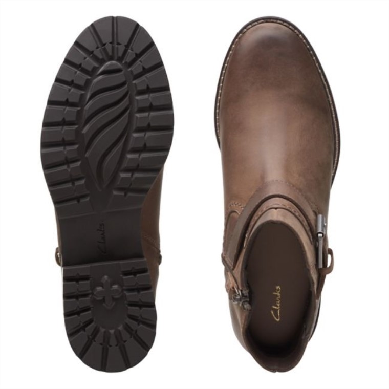 Taupe Nubuck Clarkwellstrap Taupe Nubuck Clarks