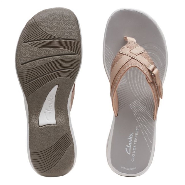 Taupe Sintético Clarks Brisa Marina Sintético Taupe