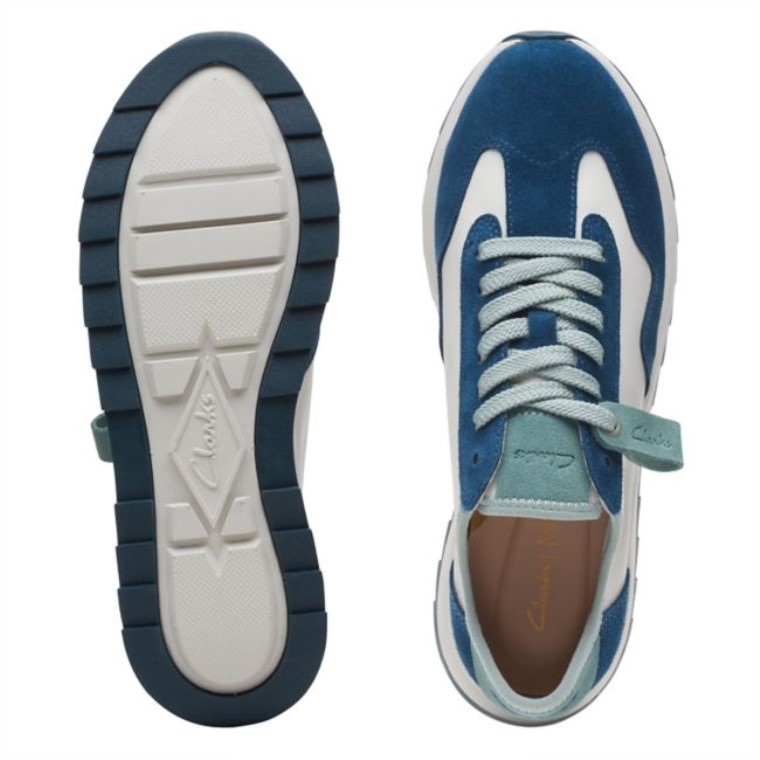 Combinación Verde Azulado Clarks Dash Lite Lo Combinación Verde Azulado