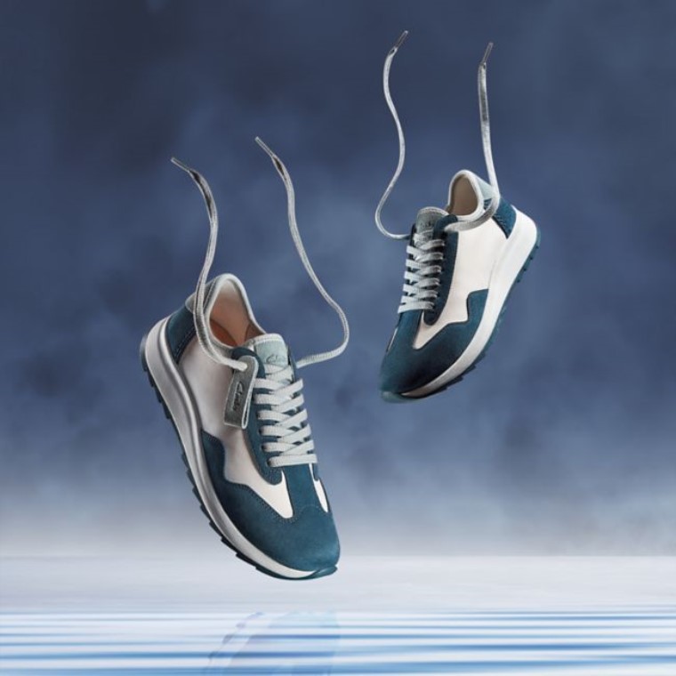 Combinación Verde Azulado Clarks Dash Lite Lo Combinación Verde Azulado