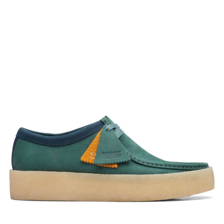 Taza Wallabee Verde Azulado Clarks Verde Azulado
