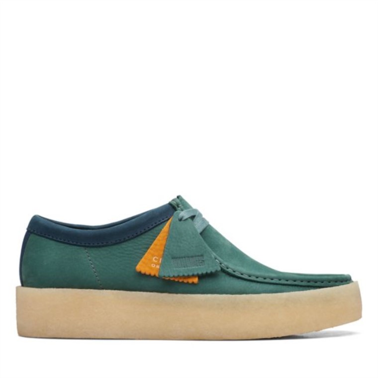 Taza Wallabee Verde Azulado Clarks Verde Azulado