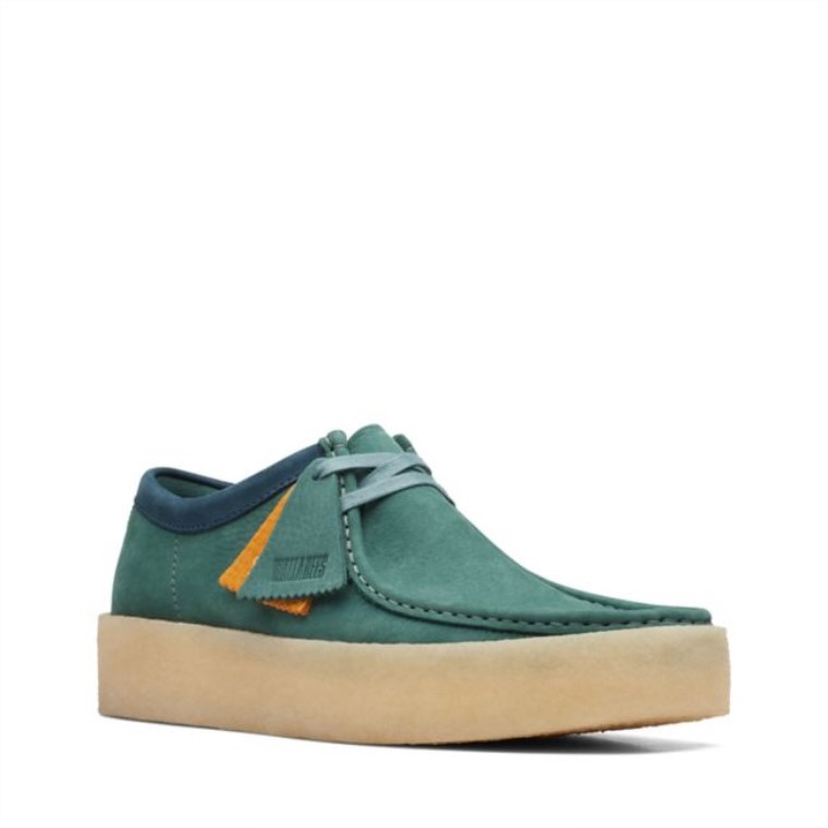 Taza Wallabee Verde Azulado Clarks Verde Azulado