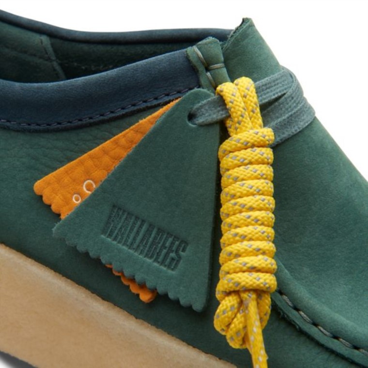 Taza Wallabee Verde Azulado Clarks Verde Azulado