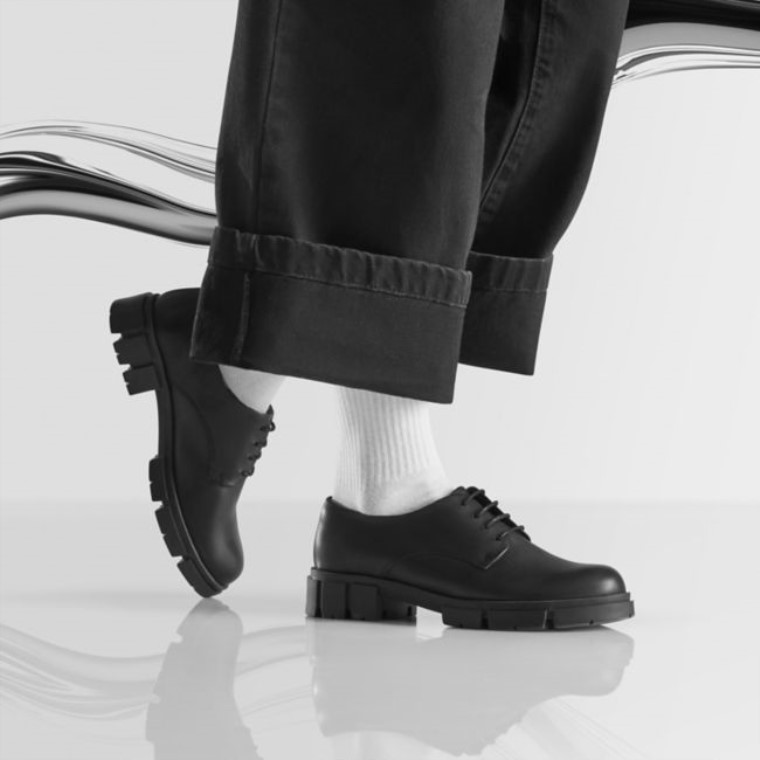 Encaje Teala Cuero Negro Clarks Cuero Negro