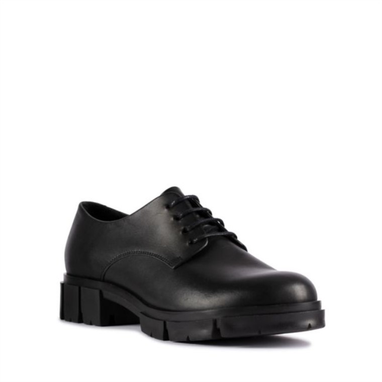 Encaje Teala Cuero Negro Clarks Cuero Negro