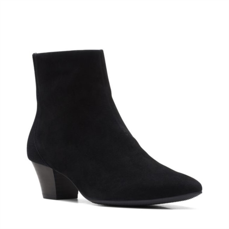Botas Teresa Ante Negro Ante Negro Clarks