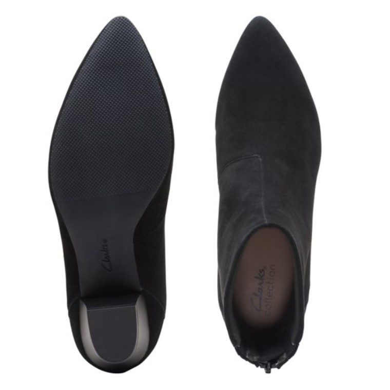 Botas Teresa Ante Negro Ante Negro Clarks