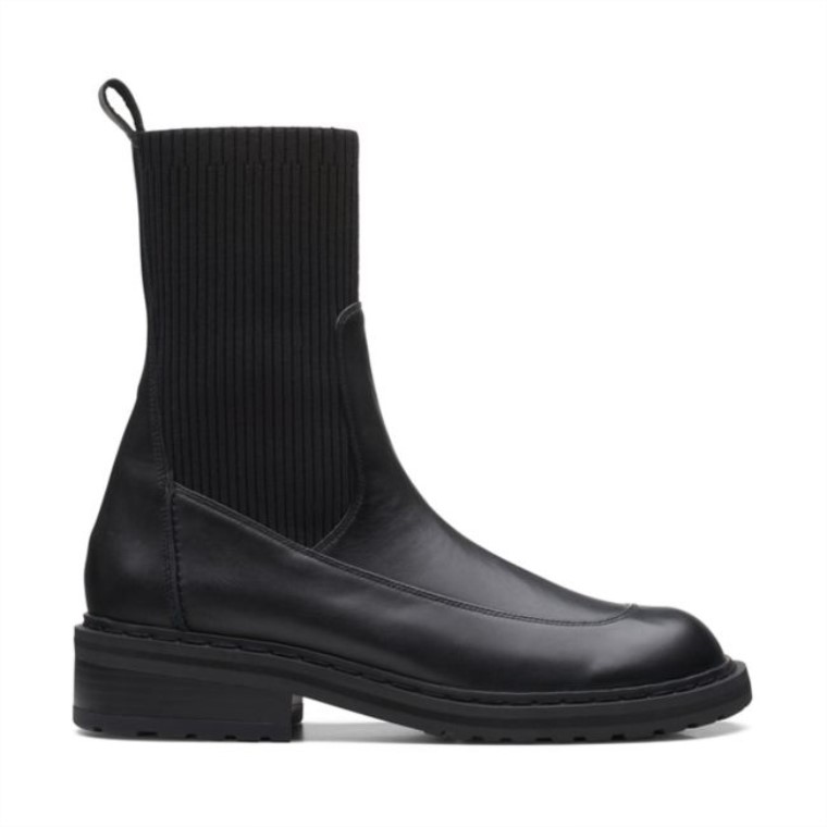Tilham Punto Cuero Negro Clarks Cuero Negro