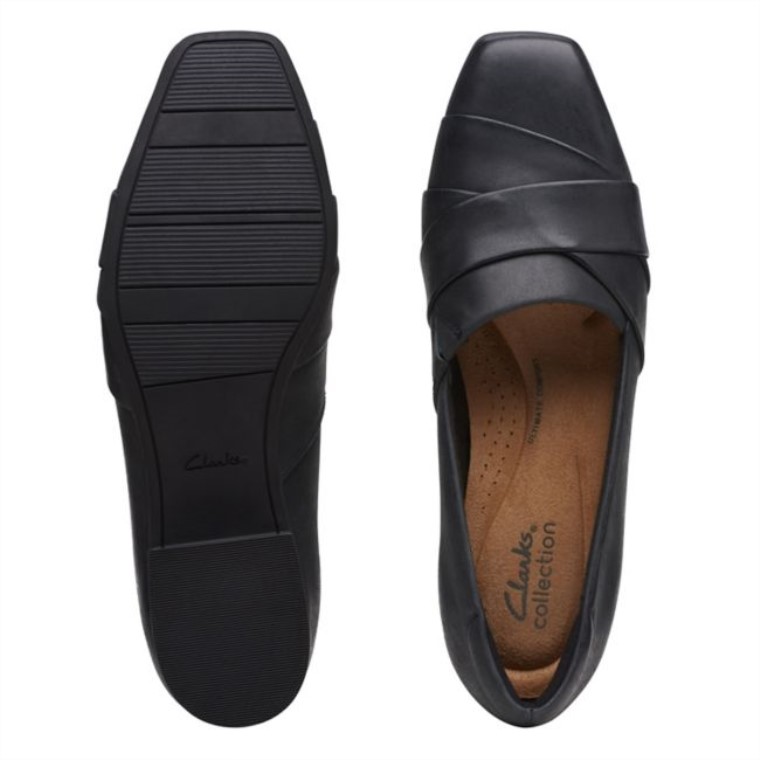 Tilmont Clara Cuero Negro Clarks Cuero Negro