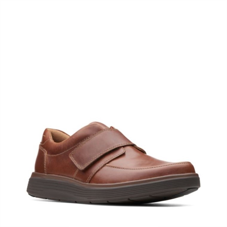 Correa Un Abode Cuero Marrón Oscuro Clarks Cuero Marrón Oscuro
