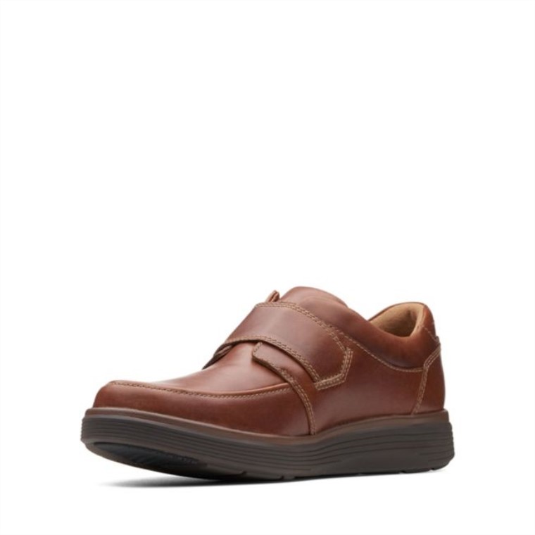 Correa Un Abode Cuero Marrón Oscuro Clarks Cuero Marrón Oscuro