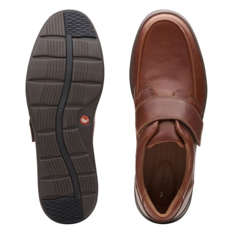 Correa Un Abode Cuero Marrón Oscuro Clarks Cuero Marrón Oscuro