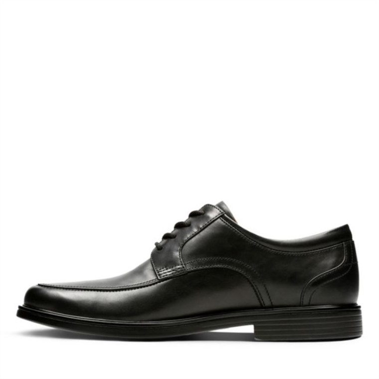 Un Aldric Park Cuero Negro Clarks Cuero Negro