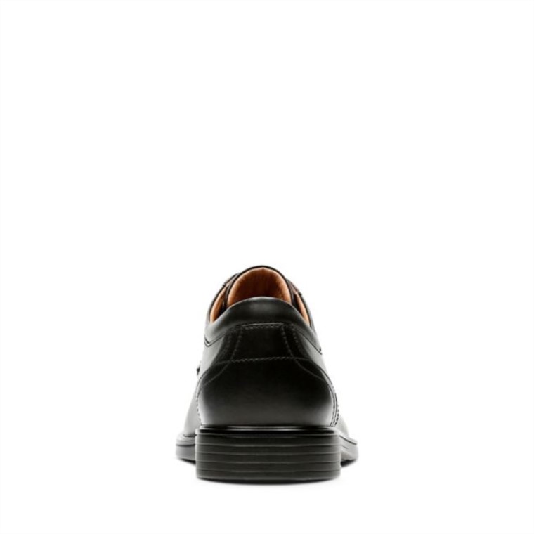 Un Aldric Park Cuero Negro Clarks Cuero Negro