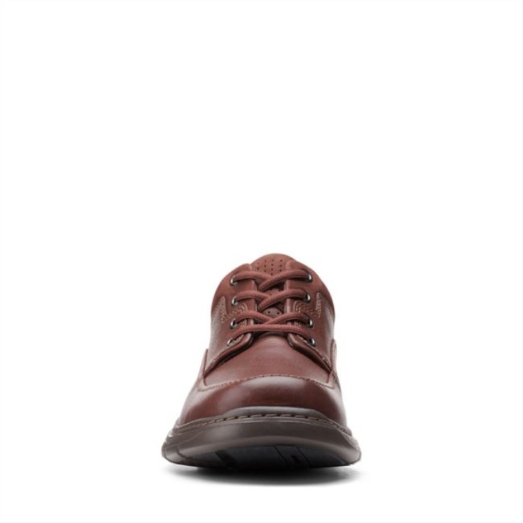 Encaje Un Brawley Cuero Caoba Cuero Caoba Clarks