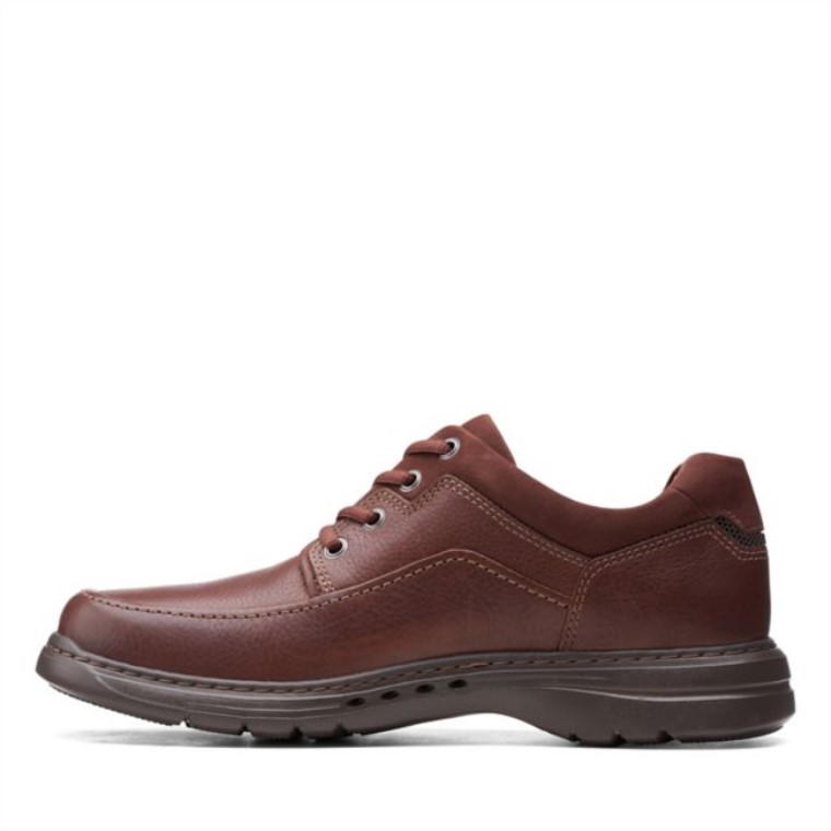 Encaje Un Brawley Cuero Caoba Cuero Caoba Clarks
