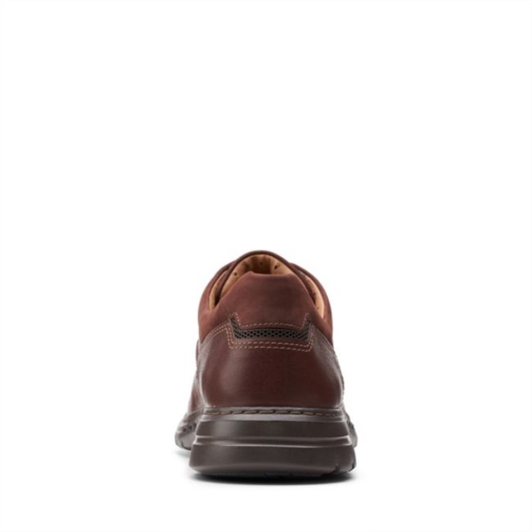Encaje Un Brawley Cuero Caoba Cuero Caoba Clarks