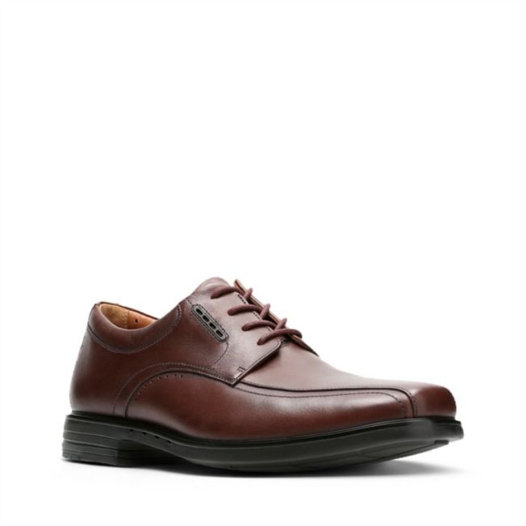 Un Kenneth Way Cuero Marrón Clarks Cuero Marrón