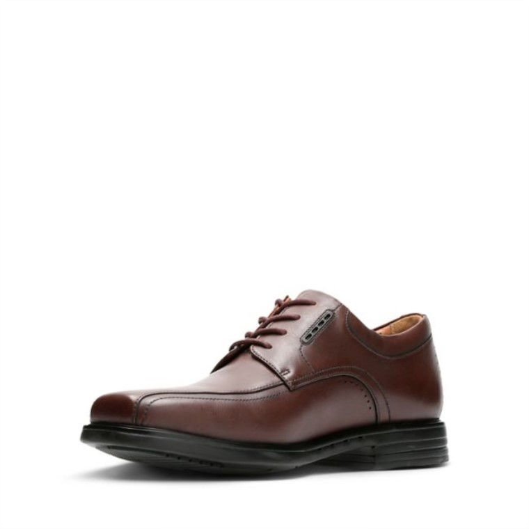Un Kenneth Way Cuero Marrón Clarks Cuero Marrón