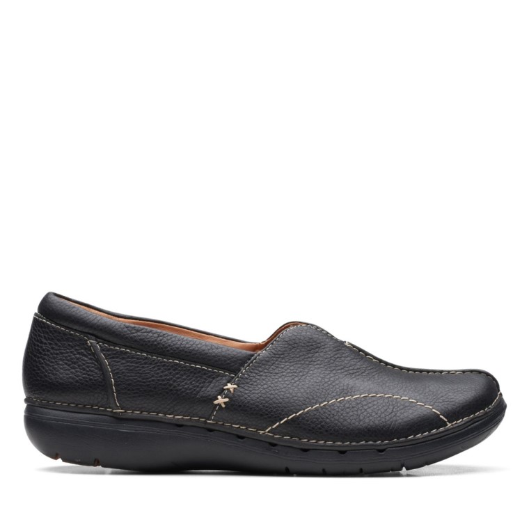 Una Zancada Clarks Negro