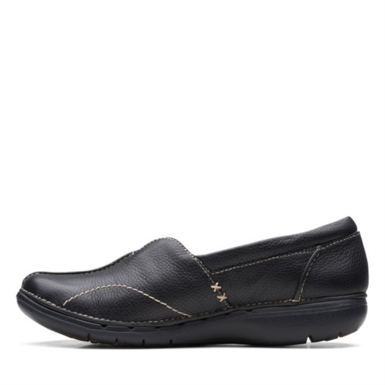 Una Zancada Clarks Negro