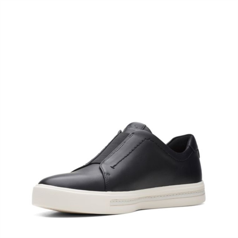 Un Maui Fácil Cuero Negro Clarks Cuero Negro