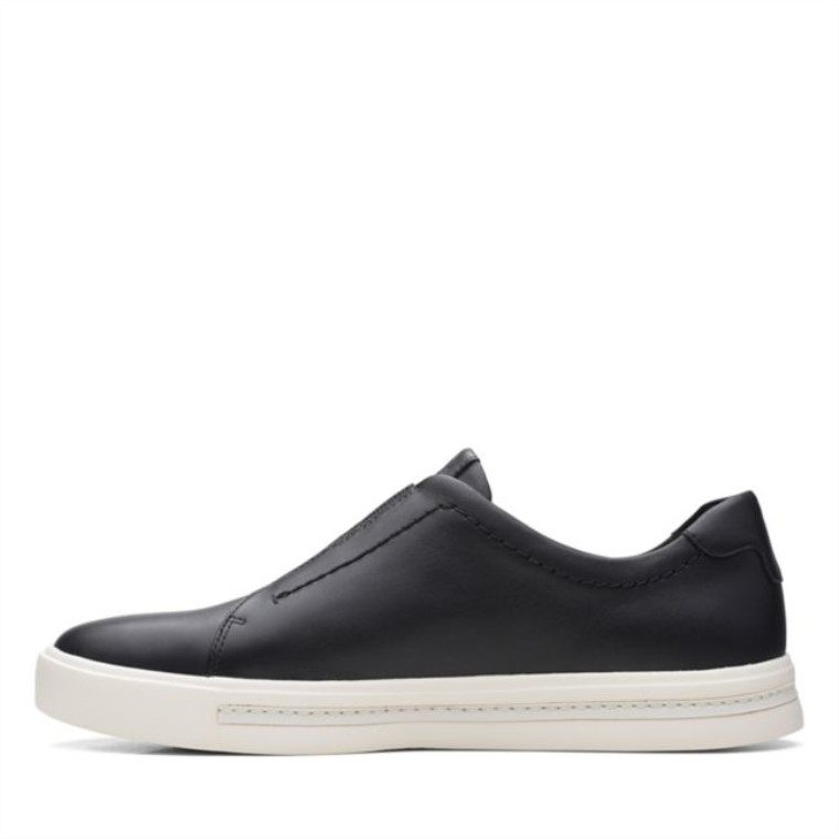 Un Maui Fácil Cuero Negro Clarks Cuero Negro