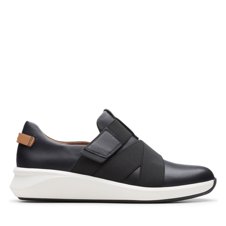 Correa Un Rio Cuero Negro Cuero Negro Clarks