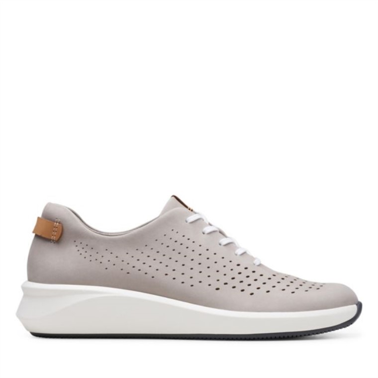 Un Rio Tie Nubuck Piedra Clarks Nubuck Piedra