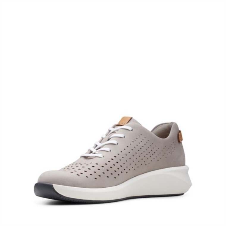 Un Rio Tie Nubuck Piedra Clarks Nubuck Piedra