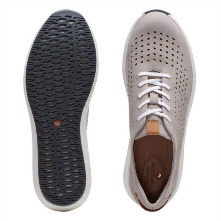 Un Rio Tie Nubuck Piedra Clarks Nubuck Piedra