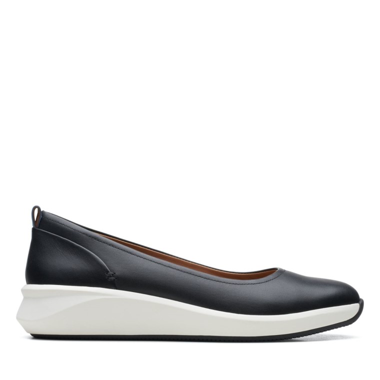 Un Rio Vibe Cuero Negro Clarks Cuero Negro