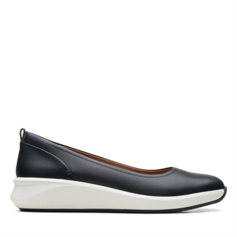 Un Rio Vibe Cuero Negro Clarks Cuero Negro