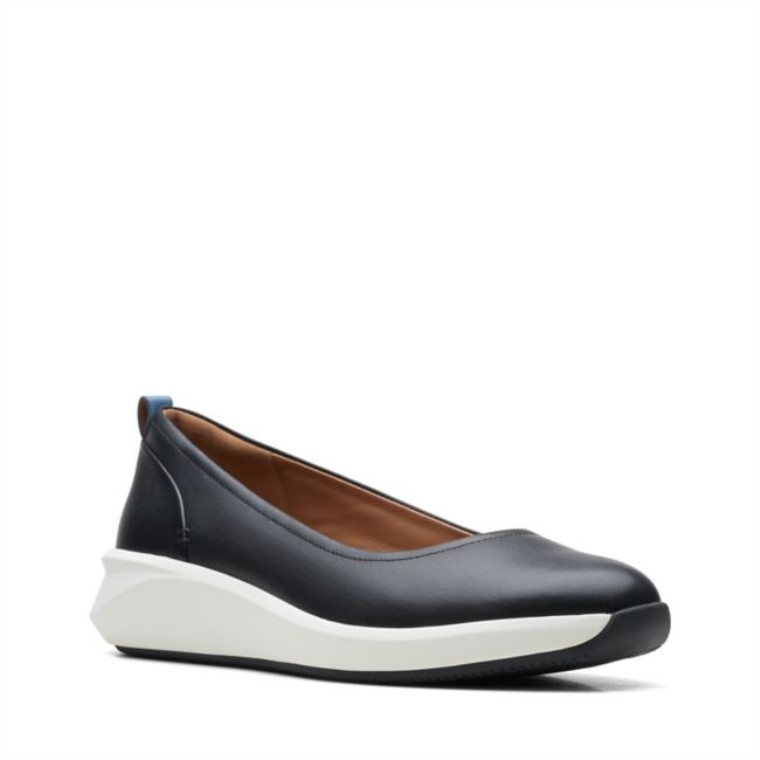 Un Rio Vibe Cuero Negro Clarks Cuero Negro
