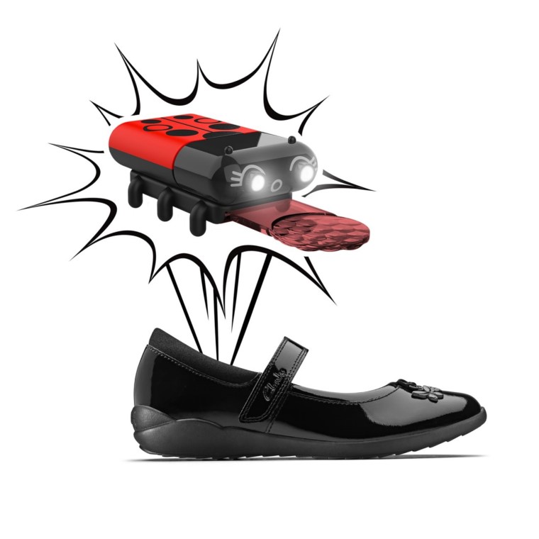 Vibrante Trail Kid Charol Negro Charol Negro Clarks